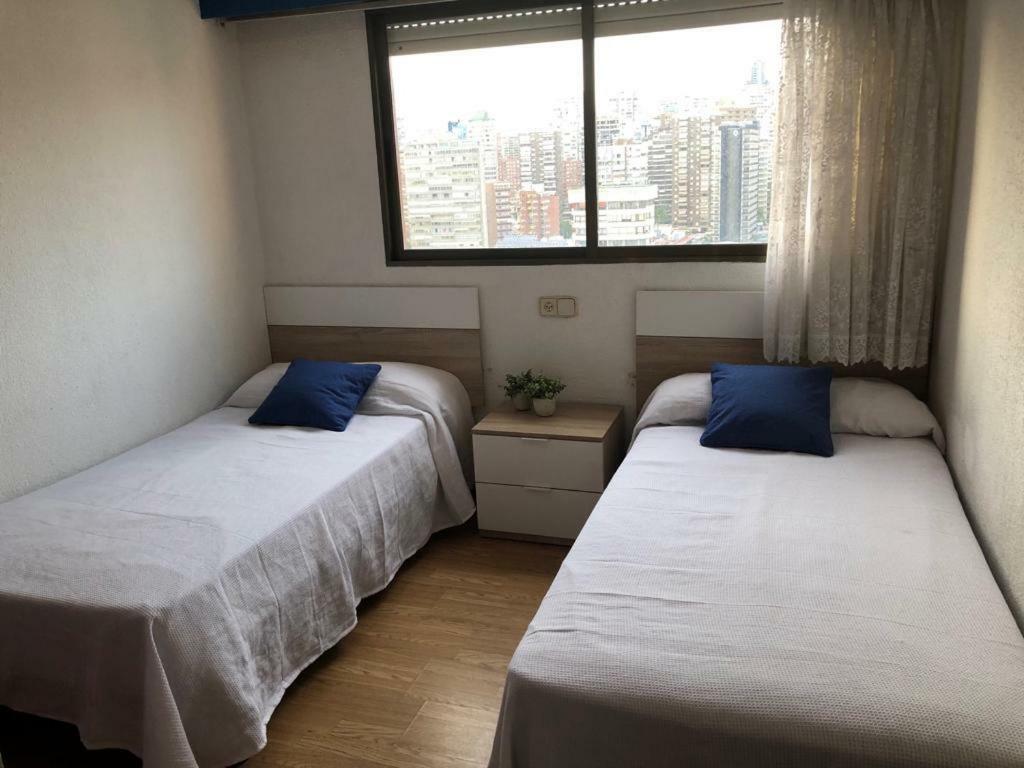 Benidorm 1ª Linea Playa Levante, Garage, Wifi, Climatizacion Exteriör bild